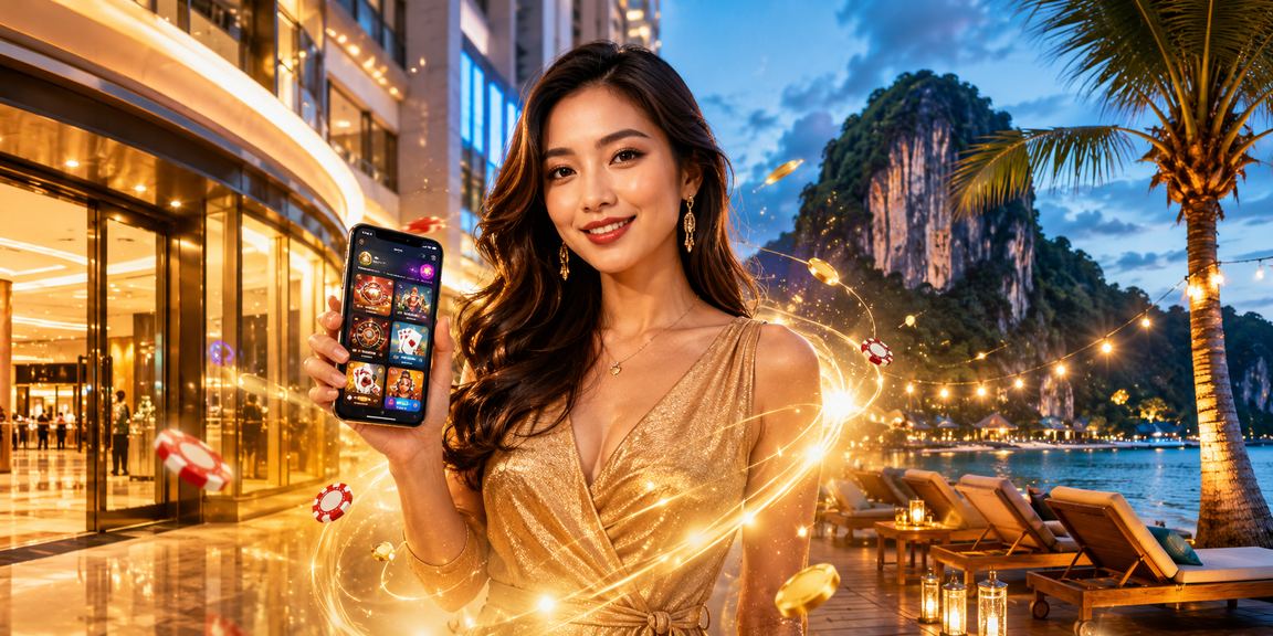 Pengguna Ipoh menggunakan aplikasi kasino dalam talian untuk bermain blackjack pada peranti mudah alih